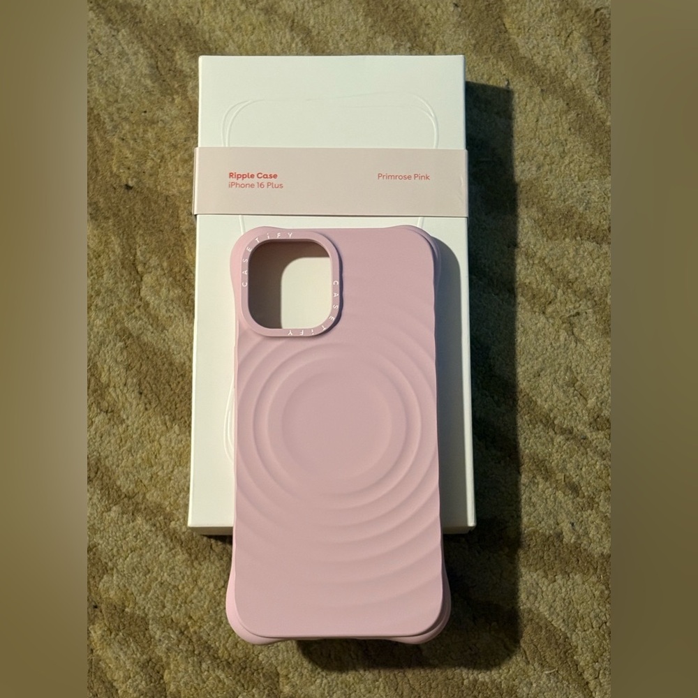 Casetify Ripple Case for iPhone 16 Plus - Primrose Pink
